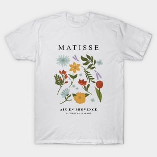 Henri Matisse Floral Exhibition Design Aix En Provence T-Shirt